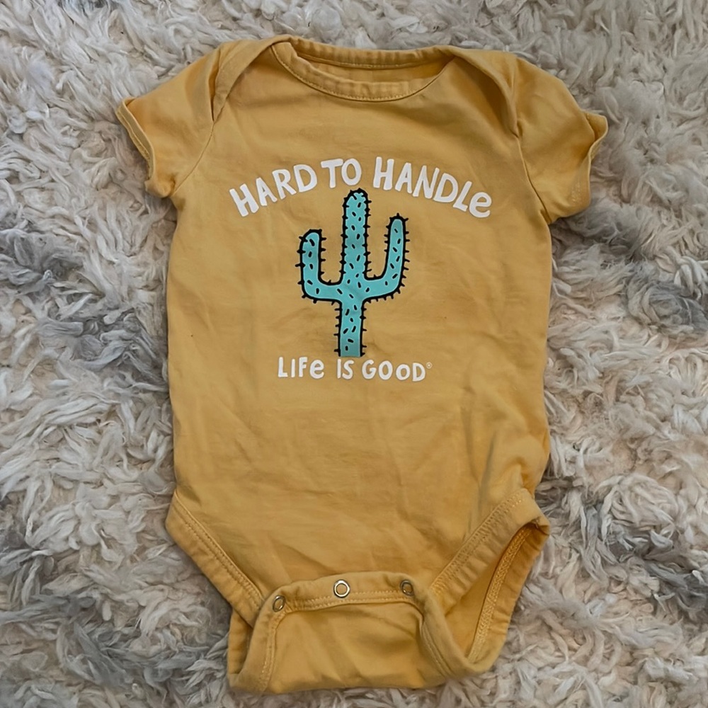 Life is Good Baby Onesie 3-6 Months